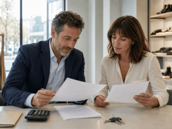 Propriétaire et locataire calculant l’impact de l’ILC 2026 sur un bail commercial